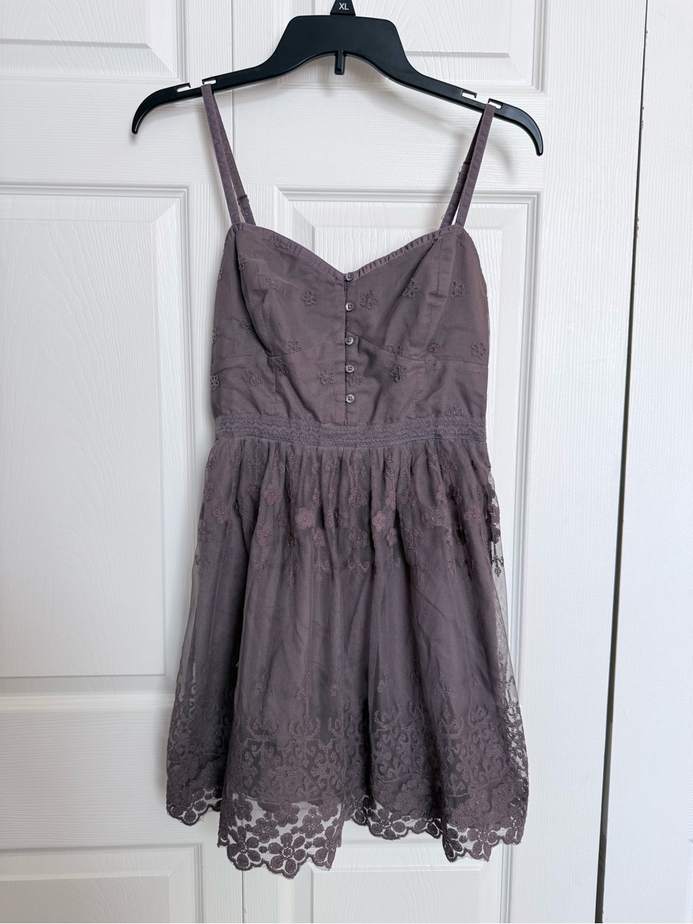 American Eagle Outfitters Brown Lace Sundress